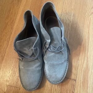 Men's Gray Suede Boots